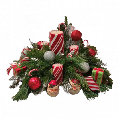 Candy Cane Centerpiece