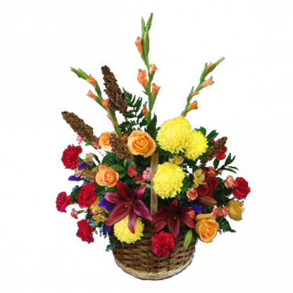 Autumn Blooms Basket