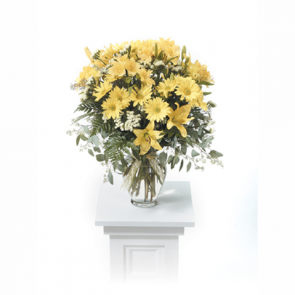 Yellow Vase Arrangement